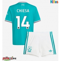 Camiseta Liverpool Federico Chiesa #14 Tercera Equipación para niños 2025-26 manga corta (+ pantalones cortos)